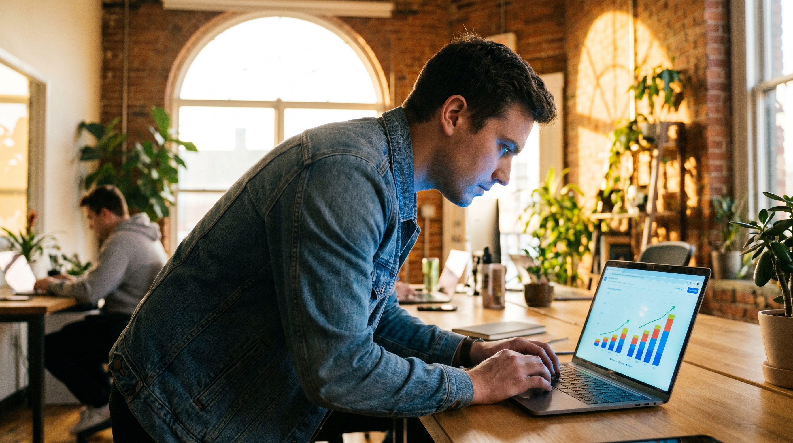 Seasoned professional in a quiet workspace